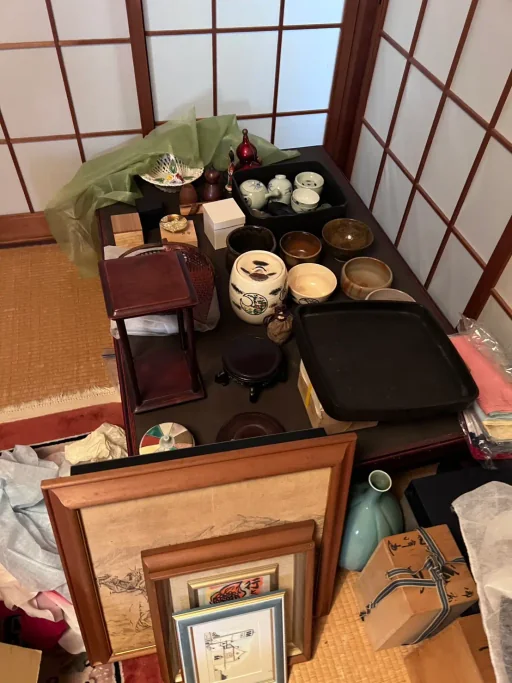江波栄町でまとめてお買取りした茶道具・陶器・古道具などの一部